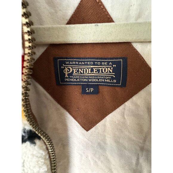 Pendleton Glacier Sunset Meadow Jacket Women’s Small Range Fleece Zip Coat *READ - Picture 5 of 10